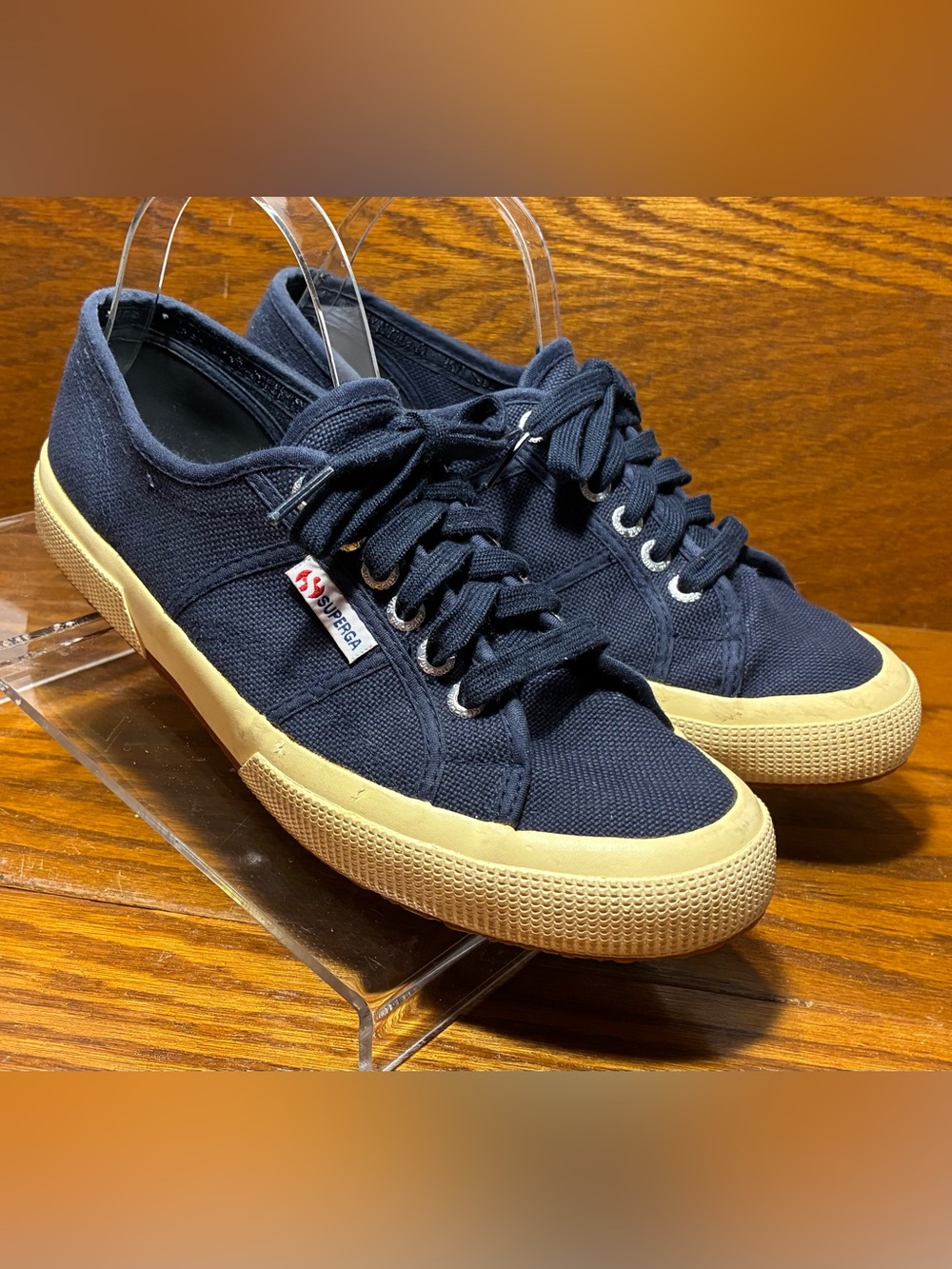 Superga Cotu Classic Navy Canvas Sneakers Women’s 9
